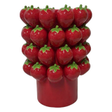 La Sicilia Royale - Bình Hoa Gốm Sứ Strawberry Impériale Rouge 19x26 H25 - Cậu Hai Home Decor