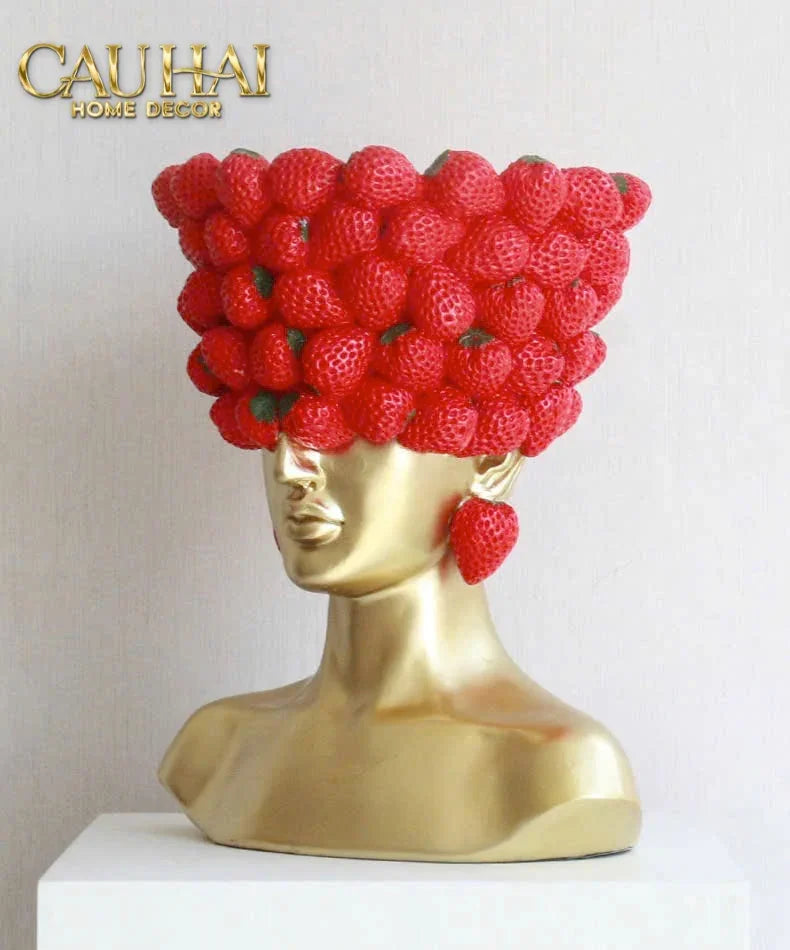 La Sicilia Royale - Tượng Trang Trí Nàng Dâu Jolie Sweetberry Mademoiselle 26x23x31.5-TƯỢNG TRANG TRÍ-CẬU HAI HOME DECOR