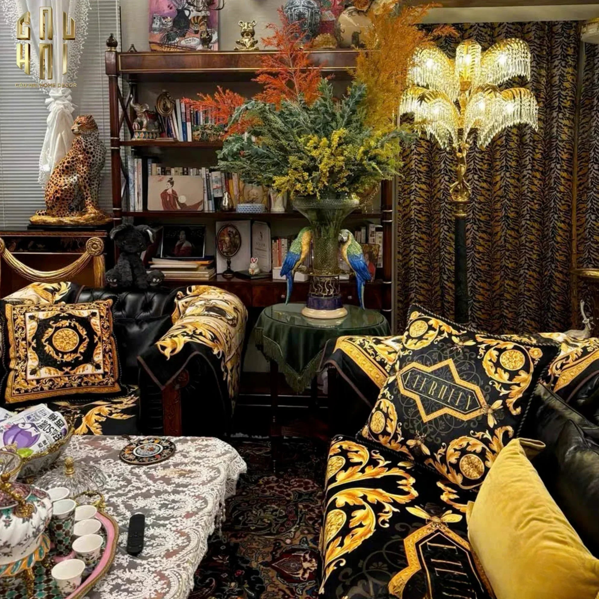 L’Atelier Du Cusson - Vỏ Gối Nhung Luxury Legacy Of Baroque 45-VỎ GỐI-CẬU HAI HOME DECOR