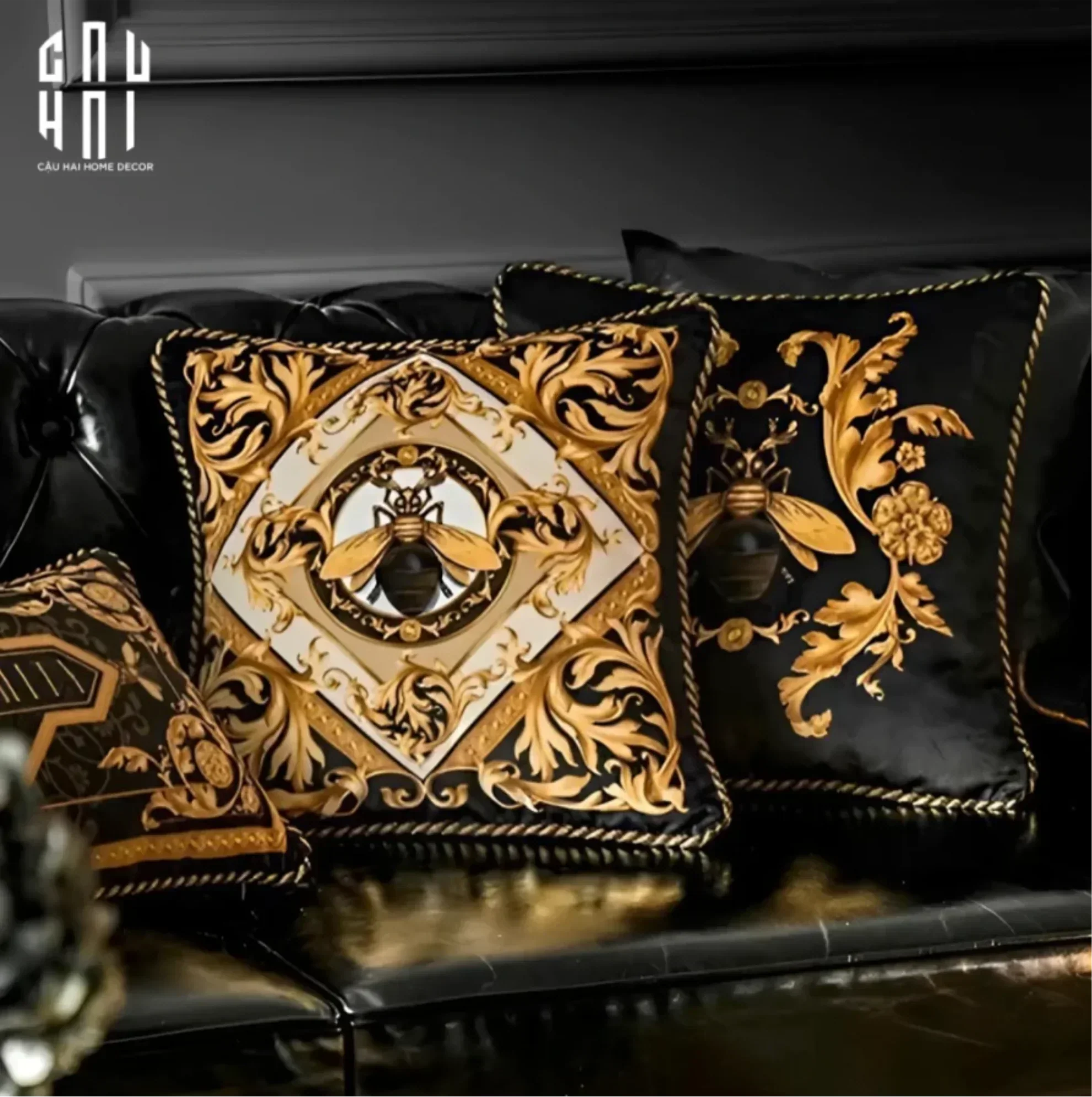 L’Atelier Du Cusson - Vỏ Gối Nhung Luxury Legacy Of Baroque 45-VỎ GỐI-CẬU HAI HOME DECOR