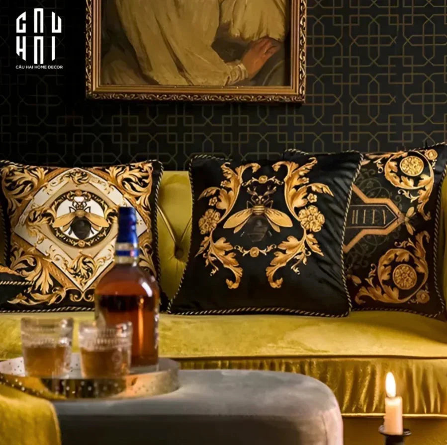 L’Atelier Du Cusson - Vỏ Gối Nhung Luxury Legacy Of Royalty 45-VỎ GỐI-CẬU HAI HOME DECOR
