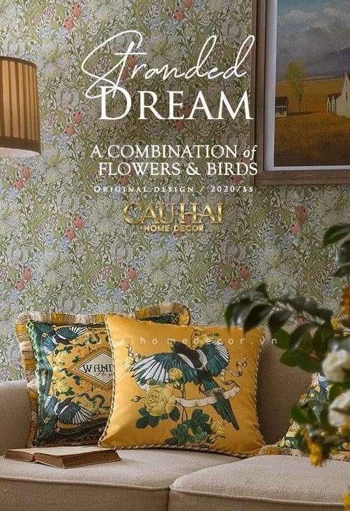 L’Atelier Du Cusson - Vỏ Gối Nhung Minh Hoàng A 45x45-VỎ GỐI-CẬU HAI HOME DECOR-CẬU HAI HOME DECOR