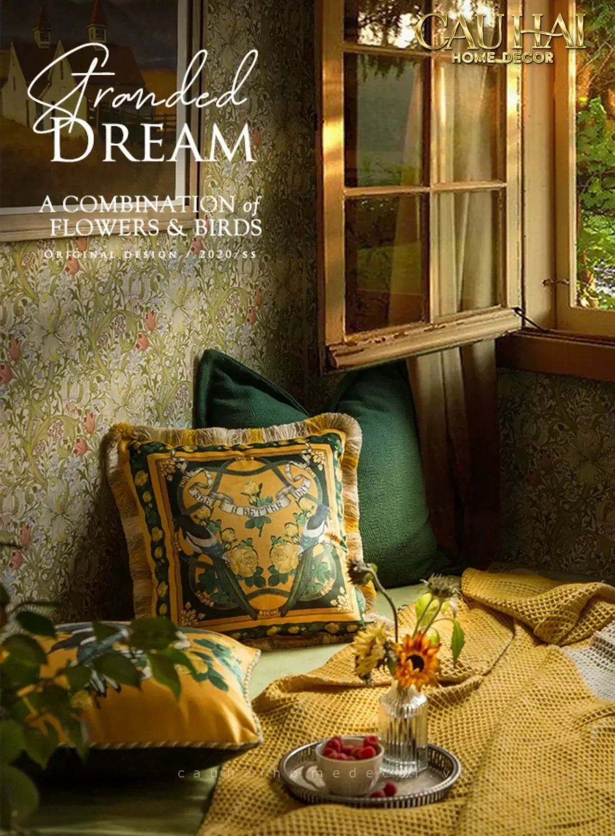 L’Atelier Du Cusson - Vỏ Gối Nhung Minh Hoàng A 45x45-VỎ GỐI-CẬU HAI HOME DECOR-CẬU HAI HOME DECOR