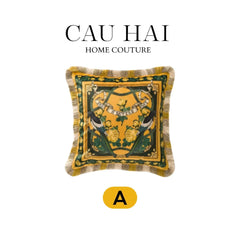 L’Atelier Du Cusson - Vỏ Gối Nhung Minh Hoàng D 30x50-CẬU HAI HOME DECOR