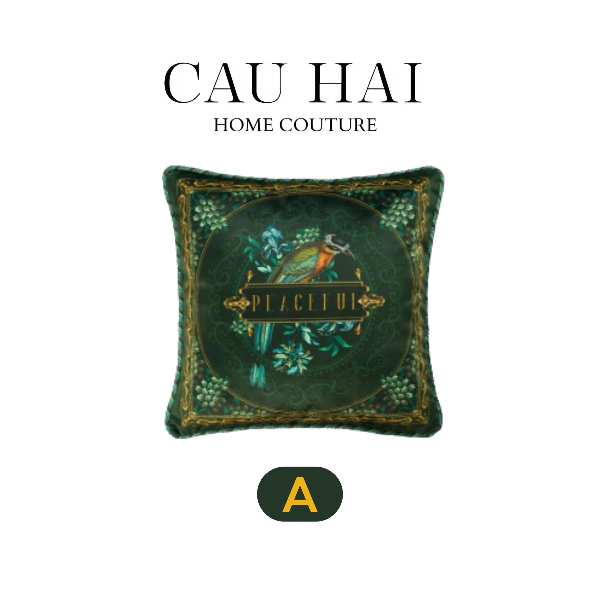 L’Atelier Du Cusson - Vỏ Gối Nhung Moonlight Flower Fw25-VỎ GỐI-CẬU HAI HOME DECOR