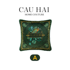 L’Atelier Du Cusson - Vỏ Gối Nhung Moonlight Flower Fw25-VỎ GỐI-CẬU HAI HOME DECOR