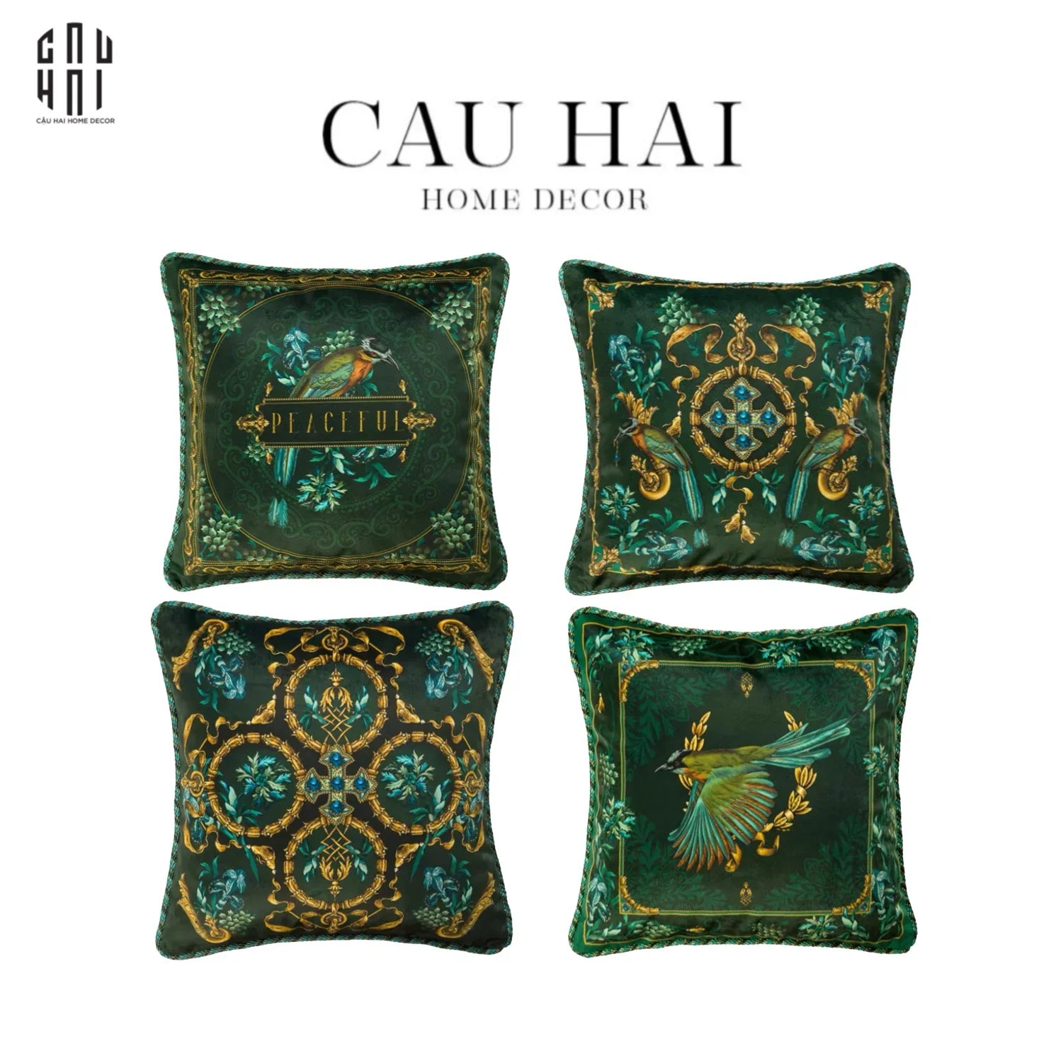 L’Atelier Du Cusson - Vỏ Gối Nhung Moonlight Flower Fw25-VỎ GỐI-CẬU HAI HOME DECOR