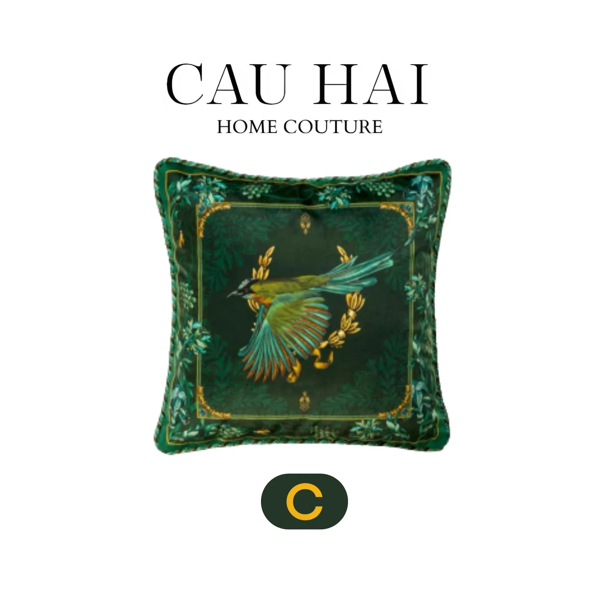 L’Atelier Du Cusson - Vỏ Gối Nhung Moonlight Flower Fw25-VỎ GỐI-CẬU HAI HOME DECOR