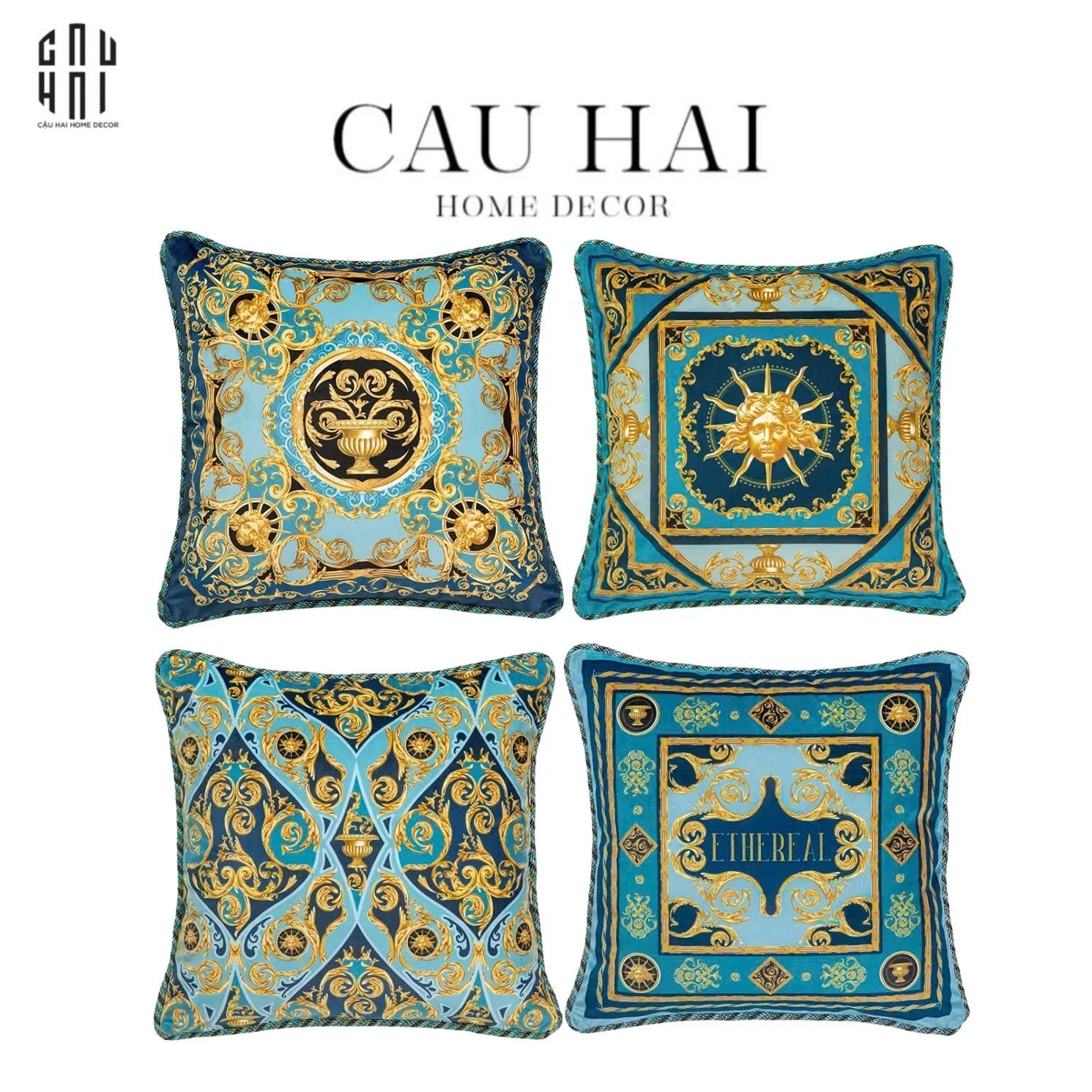 L’Atelier Du Cusson - Vỏ Gối Nhung The Magnolia Velour Avenue 45-VỎ GỐI-CẬU HAI HOME DECOR