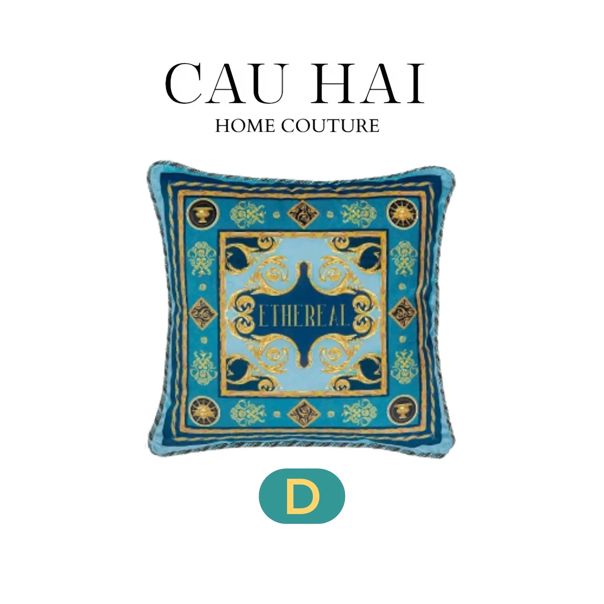 L’Atelier Du Cusson - Vỏ Gối Nhung The Magnolia Velour Avenue 45-VỎ GỐI-CẬU HAI HOME DECOR