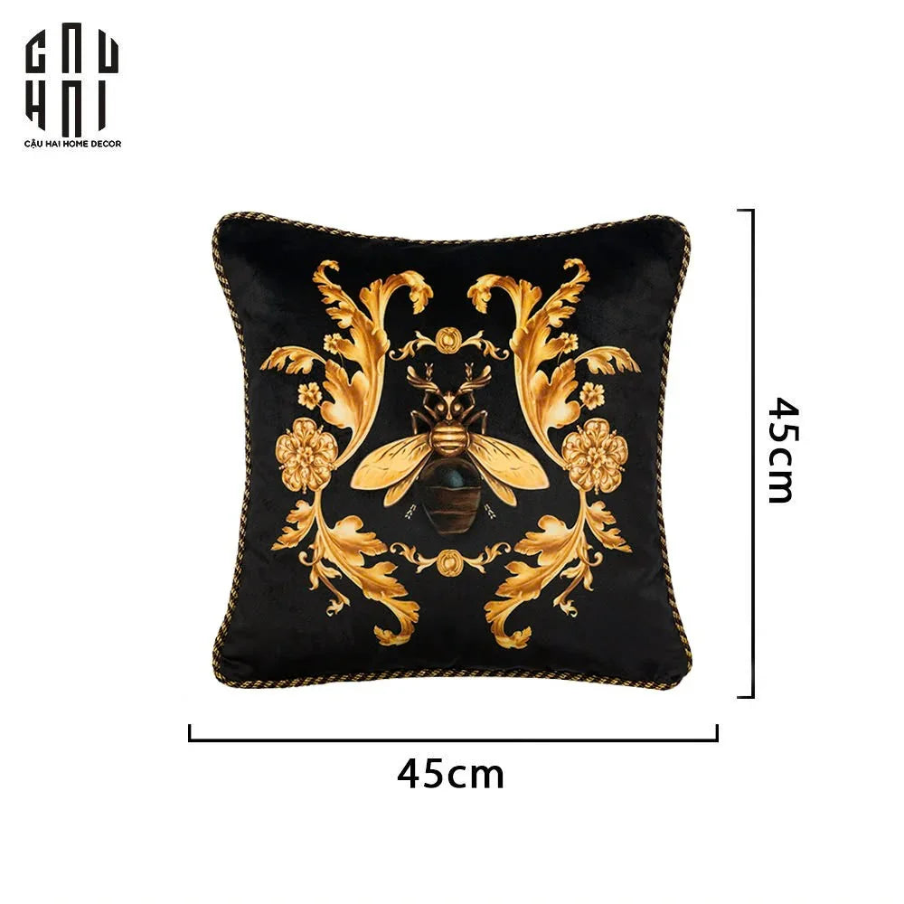 L’Atelier Du Cusson - Vỏ Gối Sofa Nhung Luxury Legacy Of Queen 45-VỎ GỐI-CẬU HAI HOME DECOR