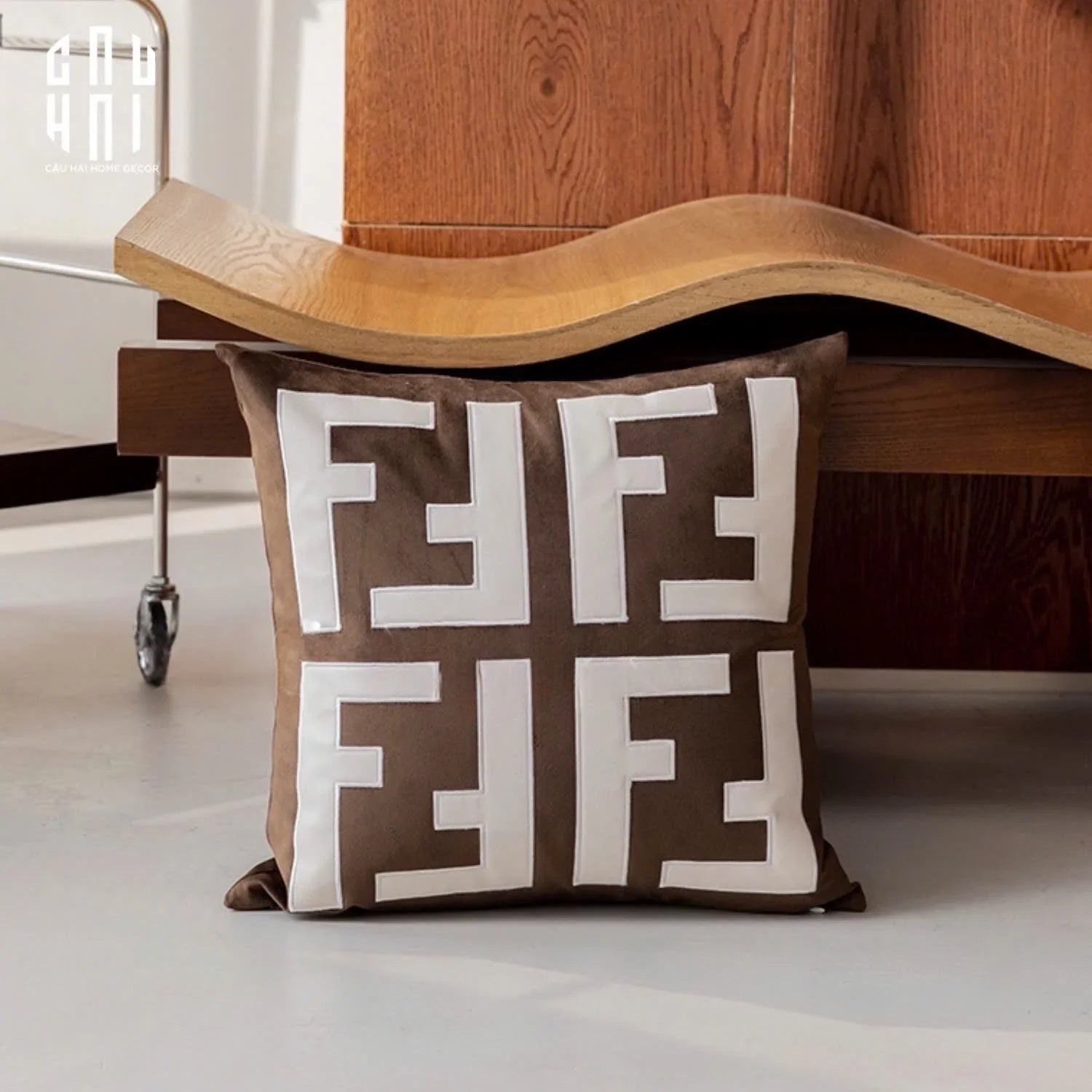 Les Cussins D’Élégance - Vỏ Gối Canvas Fancy Atélier 45-VỎ GỐI-CẬU HAI HOME DECOR