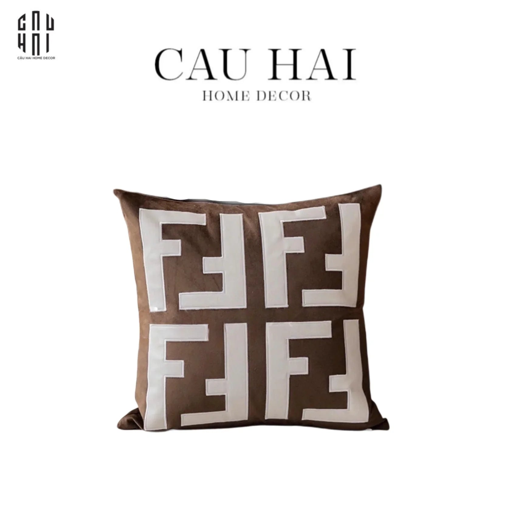 Les Cussins D’Élégance - Vỏ Gối Canvas Fancy Atélier 45-VỎ GỐI-CẬU HAI HOME DECOR