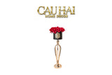 L’Essence Du Rose 12 - Chậu Hoa Hồng Versailles Grande H52-BÌNH HOA-CẬU HAI HOME DECOR