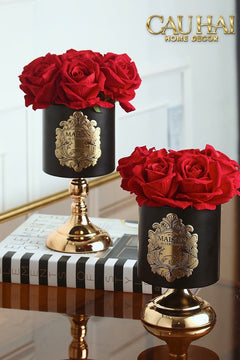 L’Essence Du Rose 15 - Chậu Hoa Hồng Pedestal H20-BÌNH HOA-CẬU HAI HOME DECOR