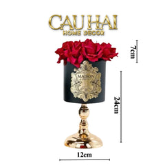 L’Essence Du Rose - Chậu Hoa Hồng D12-BÌNH HOA-CẬU HAI HOME DECOR