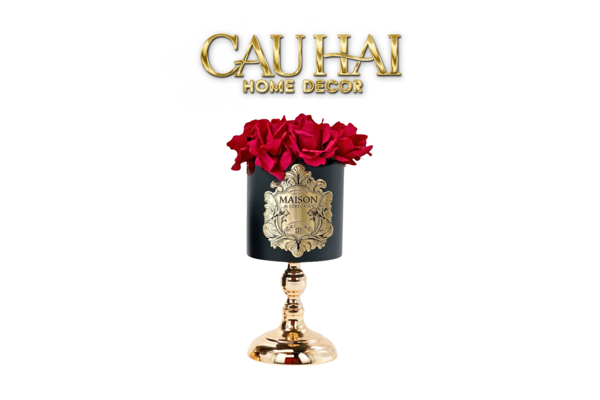 L’Essence Du Rose - Chậu Hoa Hồng D12-BÌNH HOA-CẬU HAI HOME DECOR