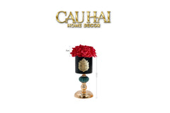 L’Essence Du Rose - Chậu Hoa Hồng Elizabeth H37/41-BÌNH HOA-CẬU HAI HOME DECOR