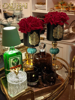 L’Essence Du Rose - Chậu Hoa Hồng Elizabeth H37/41-BÌNH HOA-CẬU HAI HOME DECOR