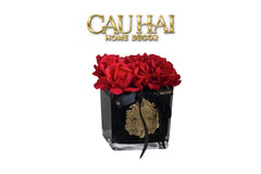 L’Essence Du Rose - Chậu Hoa Hồng Thuỷ Tinh Maison De L’Élégance D15-BÌNH HOA-CẬU HAI HOME DECOR