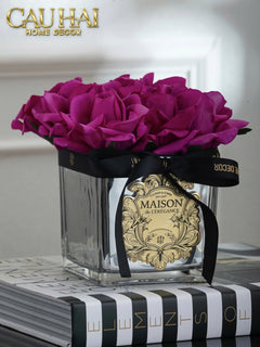 L’Essence Du Rose - Chậu Hoa Hồng Thuỷ Tinh Maison De L’Élégance D15-BÌNH HOA-CẬU HAI HOME DECOR