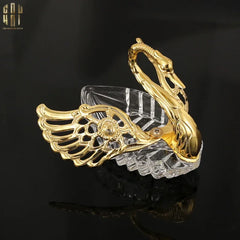 Lọ Đường Persian Crystal Swan - Gilded Wings-HŨ TRANG TRÍ-CẬU HAI HOME DECOR