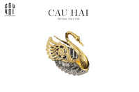 Lọ Đường Persian Crystal Swan - Gilded Wings-HŨ TRANG TRÍ-CẬU HAI HOME DECOR