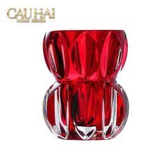 Lọ Hoa Pha Lê Ruby Cristalleries Vase 18cm-BÌNH HOA-CẬU HAI HOME DECOR