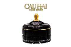 Lọ Kẹo Thuỷ Tinh Castle Wall Cyan / Savior-CẬU HAI HOME DECOR