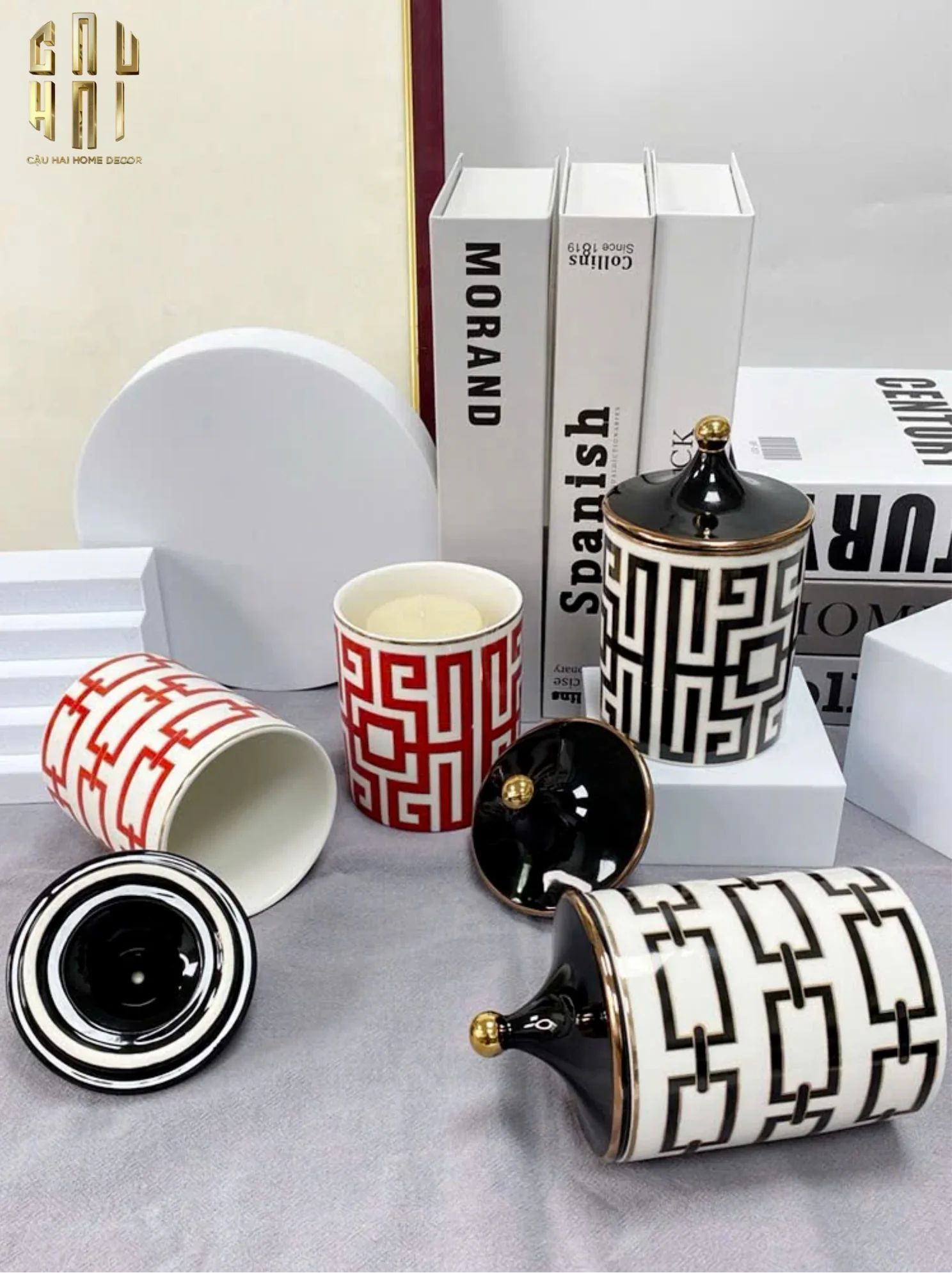 Lọ Luxe Chain D'Ancre-HŨ TRANG TRÍ-CẬU HAI HOME DECOR