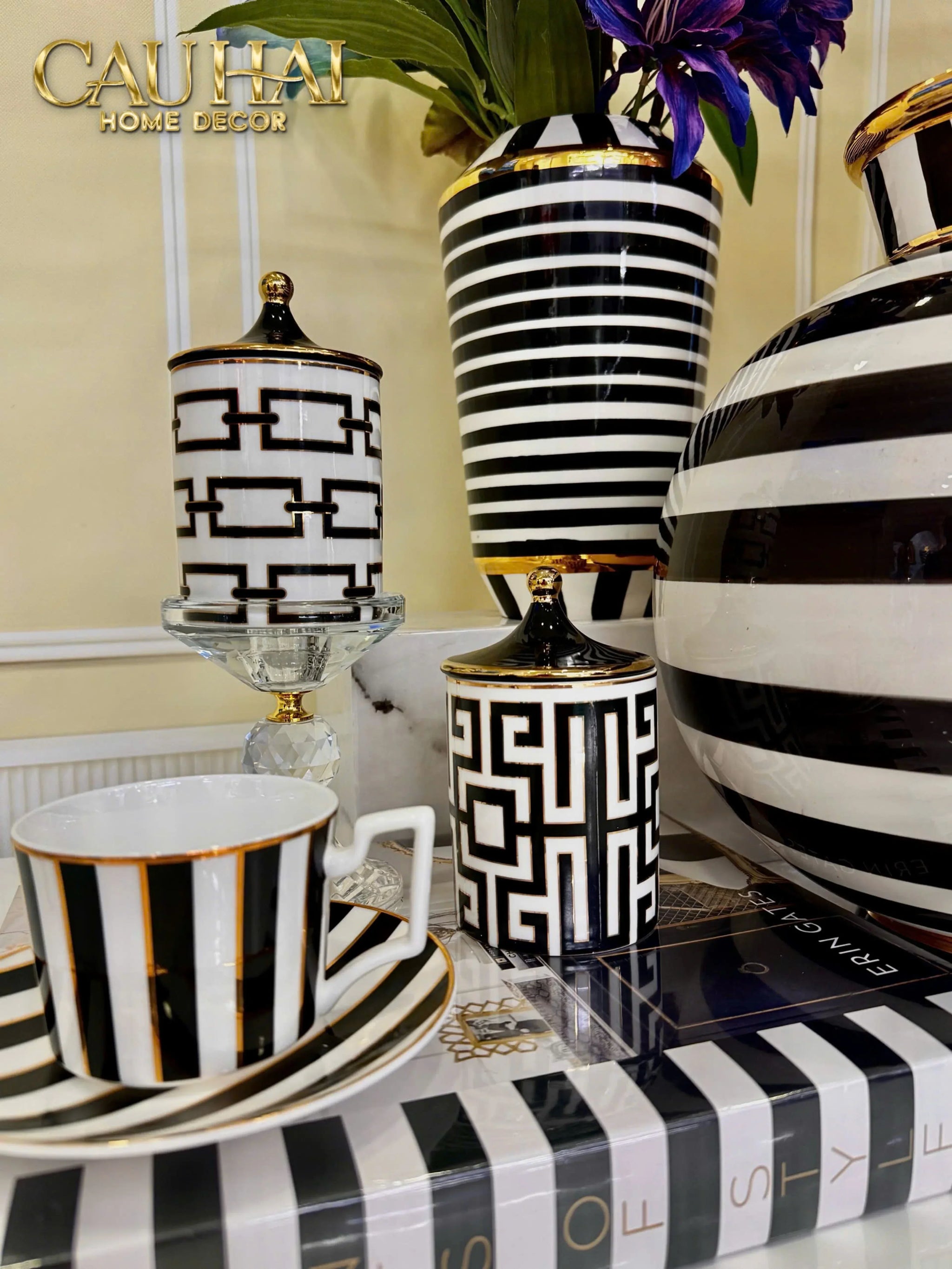 Lọ Luxe Chain D'Ancre-HŨ TRANG TRÍ-CẬU HAI HOME DECOR