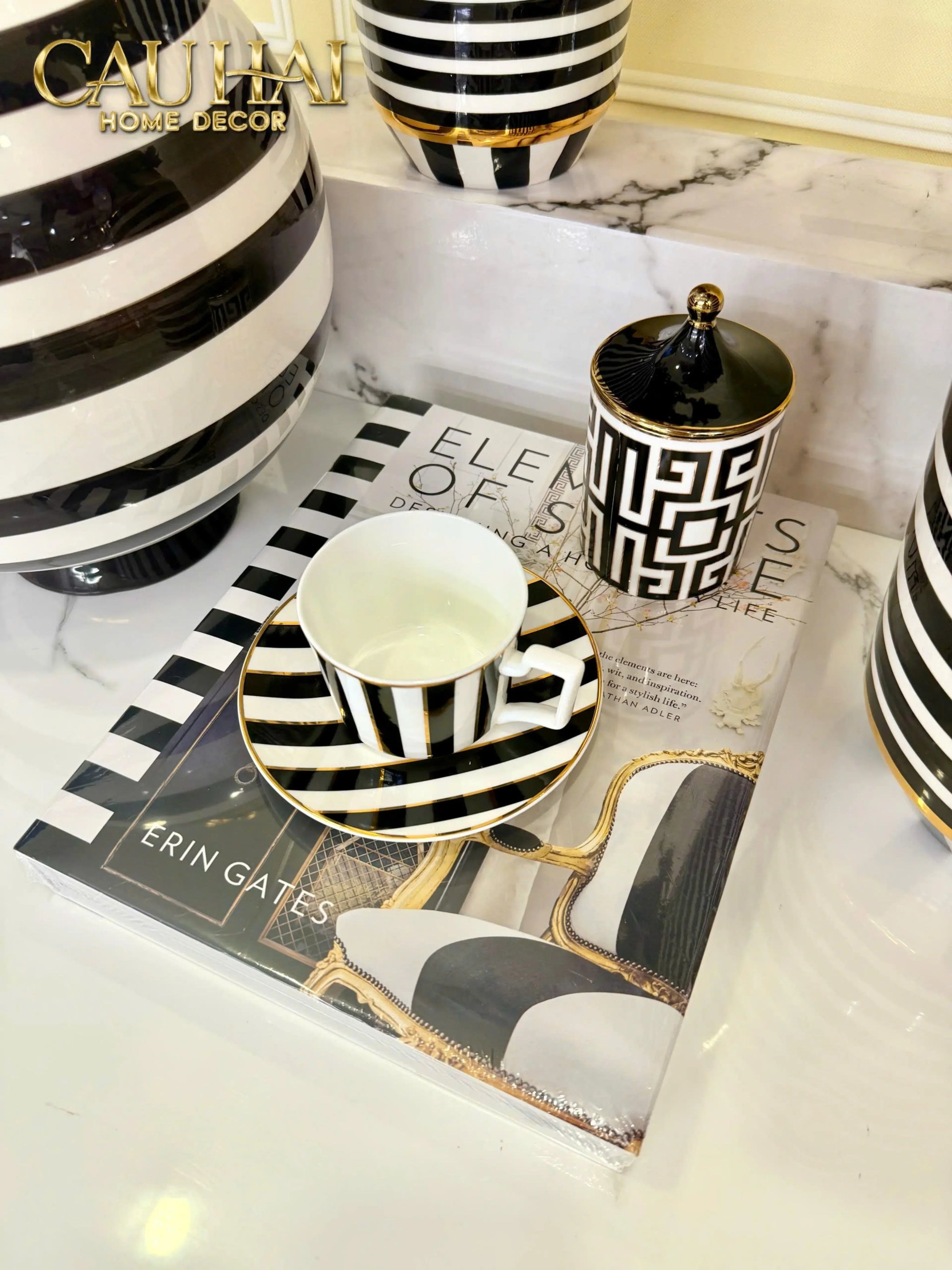 Lọ Luxe Chain D'Ancre-HŨ TRANG TRÍ-CẬU HAI HOME DECOR