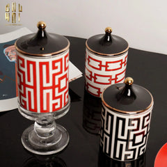 Lọ Luxe Royale Meander Key-HŨ TRANG TRÍ-CẬU HAI HOME DECOR