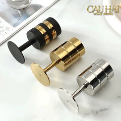 Lọ Muỗng Golden Cannon Stemware Dessert Spoon Holder-Dinner Cutlery Set Dao Muỗng Nĩa-CẬU HAI HOME DECOR