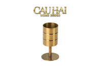 Lọ Muỗng Golden Cannon Stemware Dessert Spoon Holder-Dinner Cutlery Set Dao Muỗng Nĩa-CẬU HAI HOME DECOR