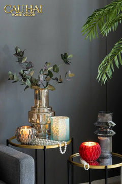 Lọ Nến Opaline Aurum Glow Candle Bowl.-NẾN TRANG TRÍ-CẬU HAI HOME DECOR