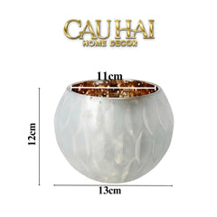Lọ Nến Opaline Aurum Glow Candle Bowl.-NẾN TRANG TRÍ-CẬU HAI HOME DECOR