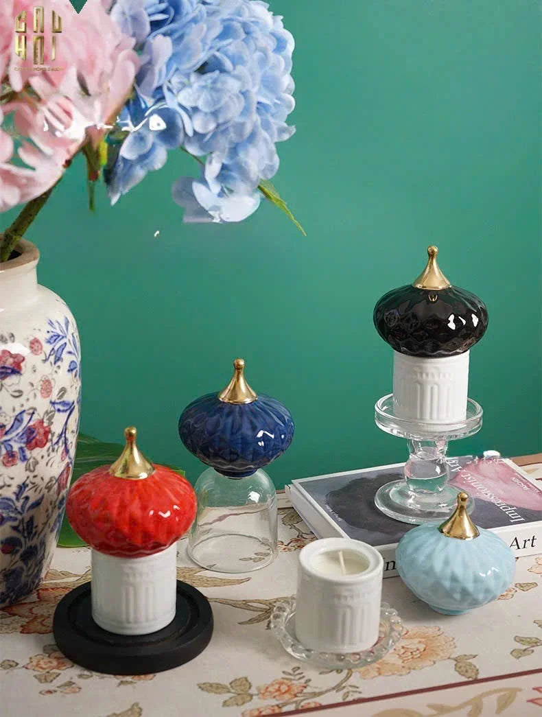 Lọ Nến Persian Castle - Nến Thơm Trang Trí Cao Cấp-NẾN TRANG TRÍ-CẬU HAI HOME DECOR