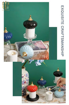 Lọ Nến Persian Castle - Nến Thơm Trang Trí Cao Cấp-NẾN TRANG TRÍ-CẬU HAI HOME DECOR