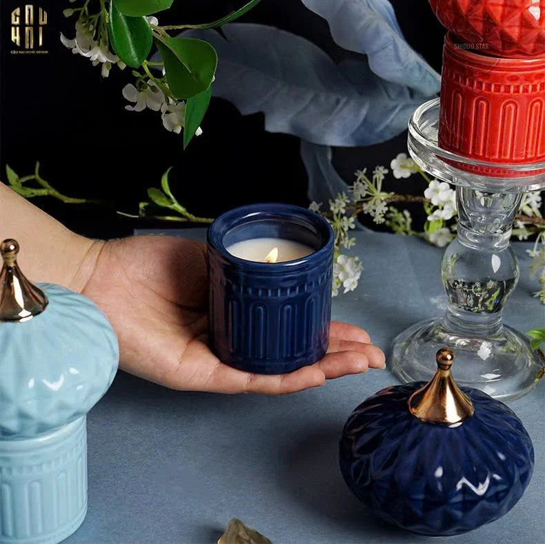 Lọ Nến Persian Castle - Nến Thơm Trang Trí Cao Cấp-NẾN TRANG TRÍ-CẬU HAI HOME DECOR