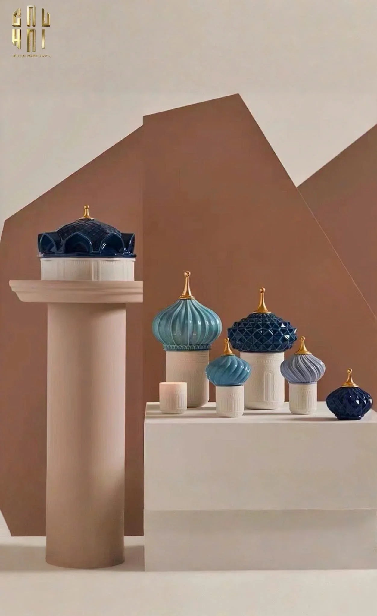 Lọ Nến Persian Castle - Nến Thơm Trang Trí Cao Cấp-NẾN TRANG TRÍ-CẬU HAI HOME DECOR