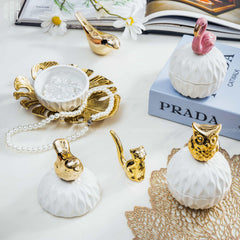 Lọ Sứ Golden Owl-HŨ TRANG TRÍ-CẬU HAI HOME DECOR