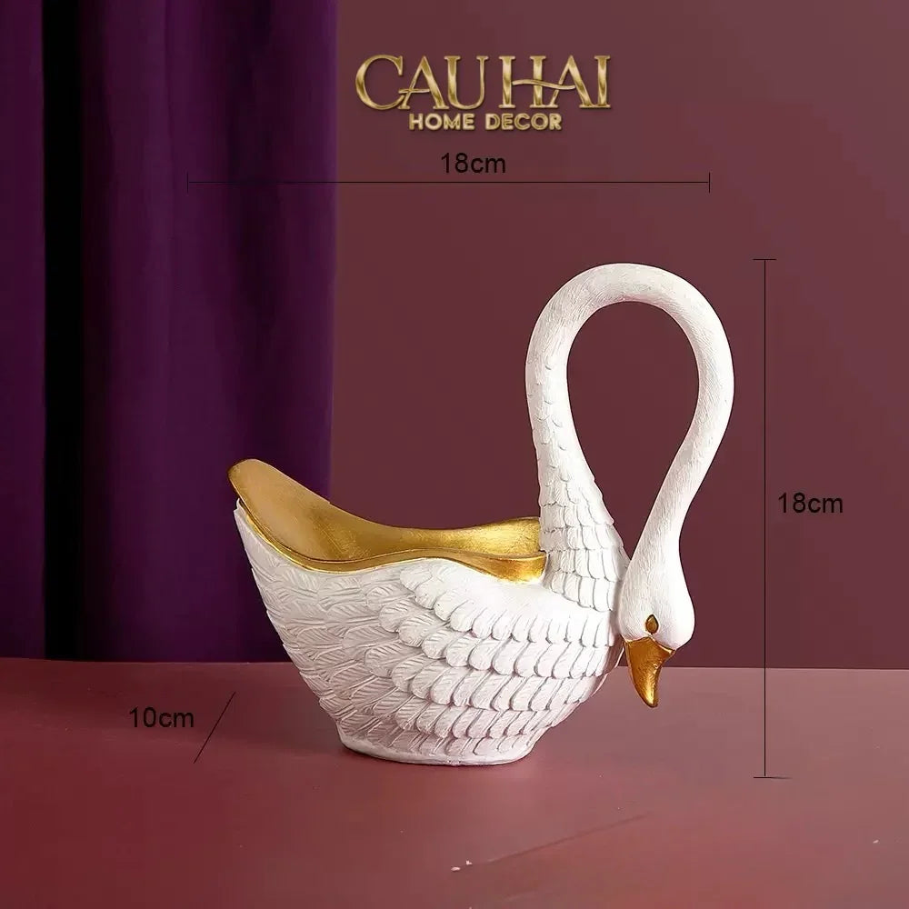 Lọ Swan D'Or Vessel-HŨ TRANG TRÍ-CẬU HAI HOME DECOR