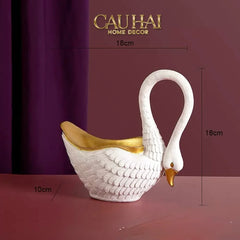 Lọ Swan D'Or Vessel-HŨ TRANG TRÍ-CẬU HAI HOME DECOR