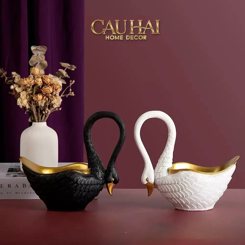 Lọ Swan D'Or Vessel-HŨ TRANG TRÍ-CẬU HAI HOME DECOR