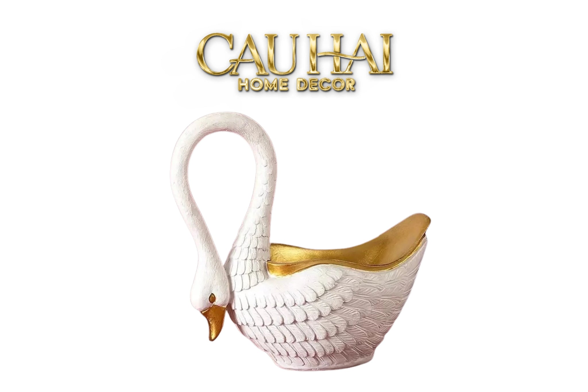 Lọ Swan D'Or Vessel-HŨ TRANG TRÍ-CẬU HAI HOME DECOR