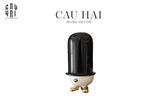 Lọ Tăm Bông Gốm Sứ Kingmans Tailor Gentlement Penguine 8x15-HŨ TRANG TRÍ-Đối tác tại Trung Quốc theo từng đơn đặt hàng-CẬU HAI HOME DECOR