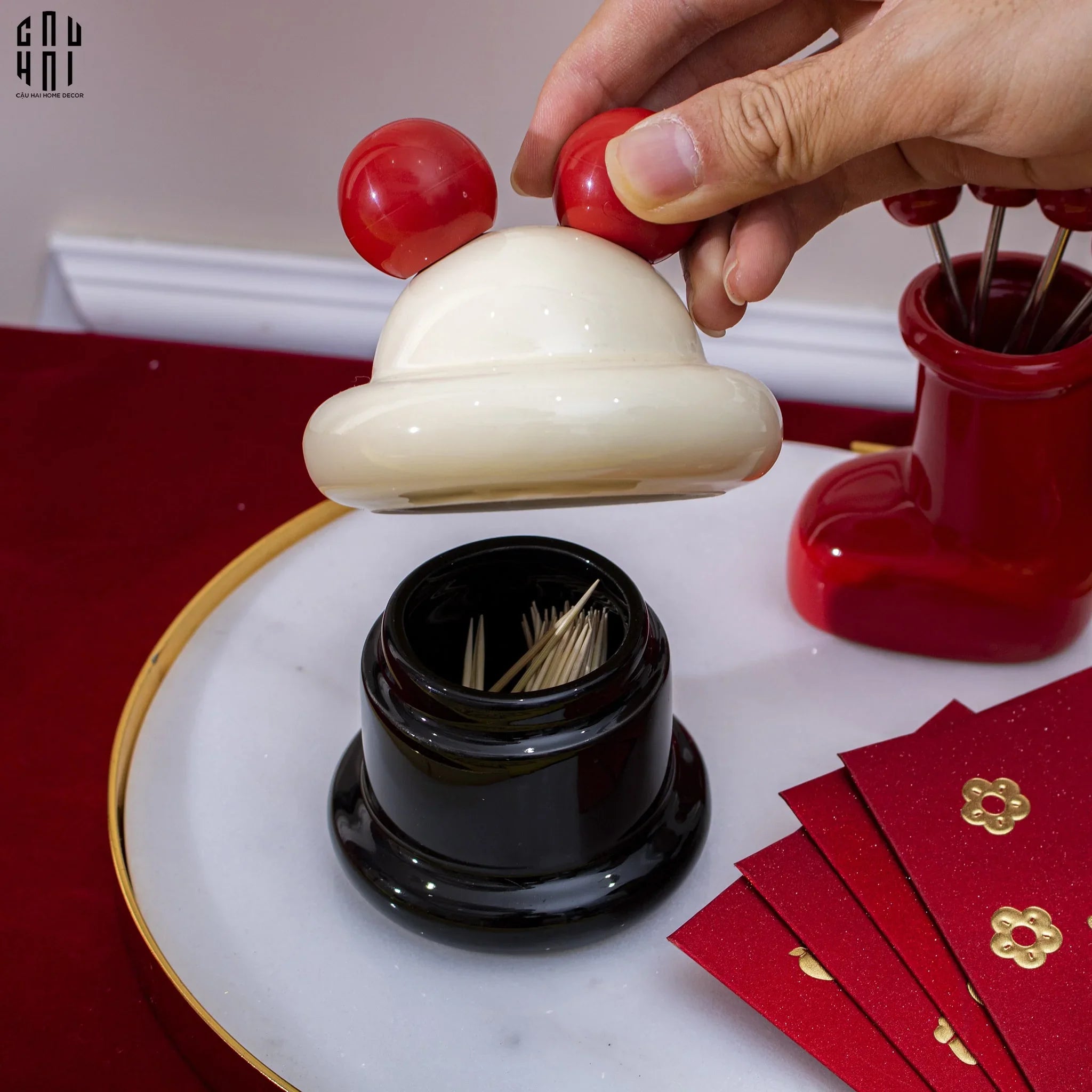 Lọ Tăm Mickey Cupcake-CẬU HAI HOME DECOR