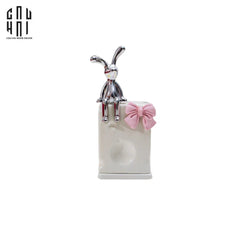 Lọ Tăm Moon The Bunny Ss25-HŨ TRANG TRÍ-CẬU HAI HOME DECOR