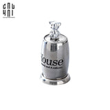Lọ Tăm Silver Teddy Oval-HŨ TRANG TRÍ-CẬU HAI HOME DECOR